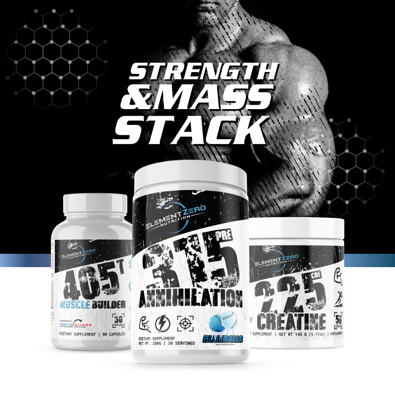 Strength & MASS Stack – ElementZero Nutrition